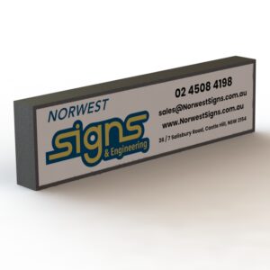 double side lightbox